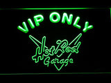 FREE Hot Rod Garage VIP Only LED Sign - Green - TheLedHeroes