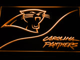 FREE Carolina Panthers (4) LED Sign - Orange - TheLedHeroes