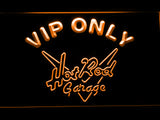 FREE Hot Rod Garage VIP Only LED Sign - Orange - TheLedHeroes