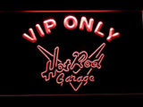 Hot Rod Garage VIP Only LED Neon Sign USB - Red - TheLedHeroes