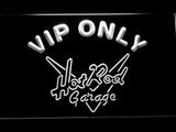 FREE Hot Rod Garage VIP Only LED Sign - White - TheLedHeroes