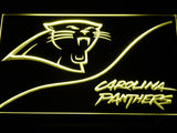 FREE Carolina Panthers (4) LED Sign - Yellow - TheLedHeroes