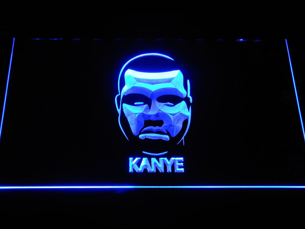 Kanye West LED Neon Sign USB - Blue - TheLedHeroes