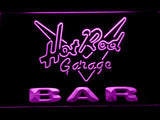 FREE Hot Rod Garage Bar LED Sign - Purple - TheLedHeroes