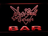 Hot Rod Garage Bar LED Neon Sign Electrical - Red - TheLedHeroes