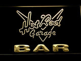 Hot Rod Garage Bar LED Neon Sign Electrical - Yellow - TheLedHeroes