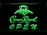 Crown Royal Open LED Neon Sign Electrical - Green - TheLedHeroes