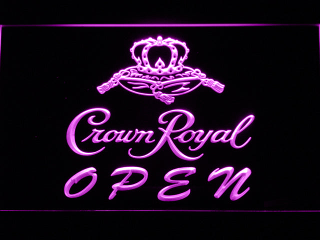 FREE Crown Royal Open LED Sign - Purple - TheLedHeroes
