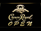 Crown Royal Open LED Neon Sign USB - Yellow - TheLedHeroes