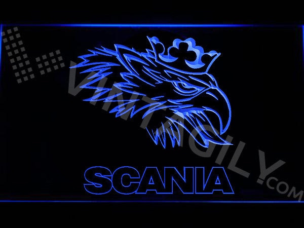 Scania 2 LED Sign - Blue - TheLedHeroes