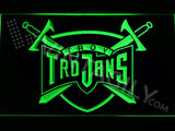 Troy Trojans LED Sign - Green - TheLedHeroes