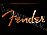 FREE Fender 2 LED Sign - Orange - TheLedHeroes