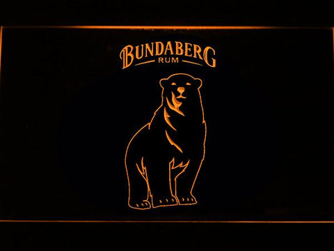 Bundaberg LED Neon Sign USB - Orange - TheLedHeroes