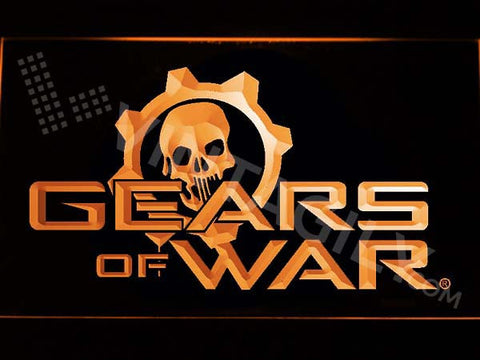 Gears of War LED Sign - Orange - TheLedHeroes