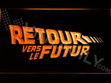 FREE Retour vers le Futur LED Sign - Orange - TheLedHeroes