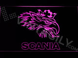 Scania 2 LED Sign - Purple - TheLedHeroes