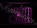 Candy Crush Saga LED Sign - Purple - TheLedHeroes