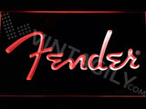 FREE Fender 2 LED Sign - Red - TheLedHeroes