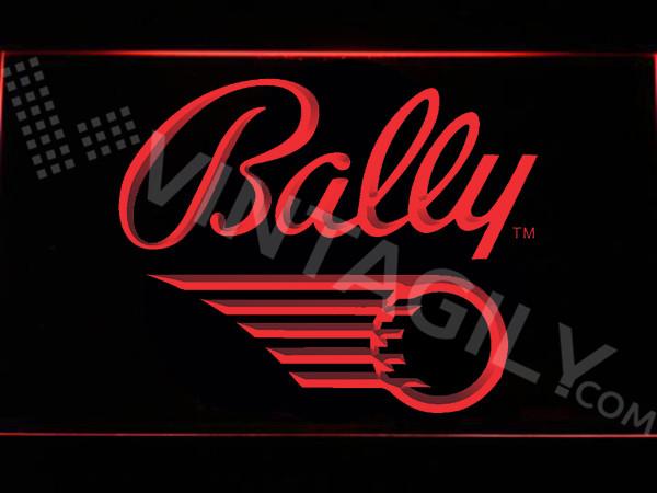 Bally Pinball LED Neon Sign USB - Red - TheLedHeroes