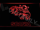 Scania 2 LED Sign - Red - TheLedHeroes