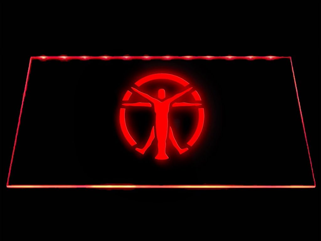 Fallout the Institute Flag LED Neon Sign USB - Red - TheLedHeroes