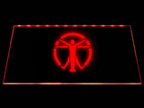 Fallout the Institute Flag LED Neon Sign USB - Red - TheLedHeroes