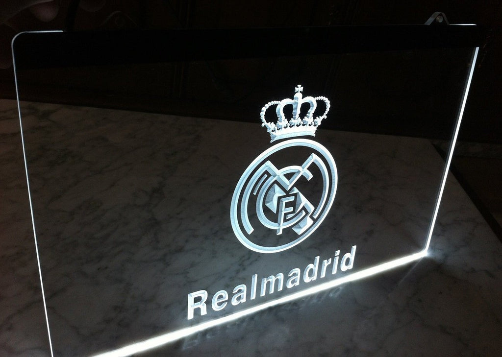 Real Madrid LED Neon Sign USB - White - TheLedHeroes
