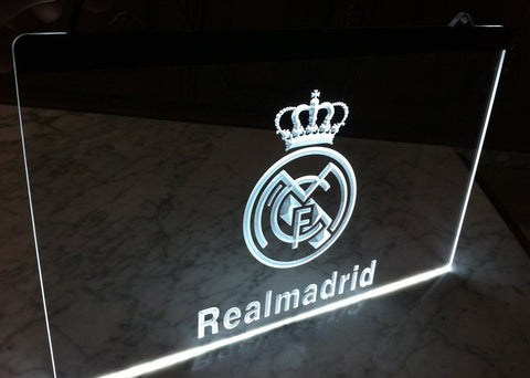 Real Madrid LED Neon Sign USB - White - TheLedHeroes