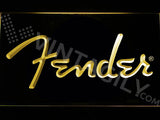Fender 2 LED Sign - Yellow - TheLedHeroes