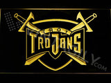 Troy Trojans LED Sign - Yellow - TheLedHeroes