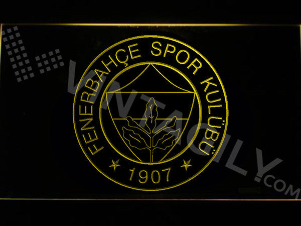 FREE Fenerbahçe Spor Kulübü LED Sign - Yellow - TheLedHeroes