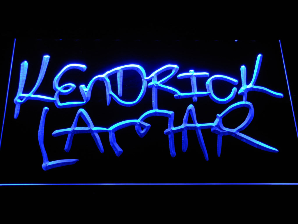Kendrick Lamar LED Neon Sign Electrical - Blue - TheLedHeroes