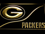 Green Bay Packers (3) LED Neon Sign Electrical - Yellow - TheLedHeroes