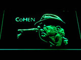 Leonard Cohen LED Neon Sign Electrical - Green - TheLedHeroes