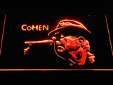 Leonard Cohen LED Neon Sign Electrical - Orange - TheLedHeroes