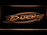 Anaheim Ducks (2) LED Neon Sign Electrical - Orange - TheLedHeroes
