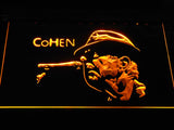 Leonard Cohen LED Neon Sign Electrical - Yellow - TheLedHeroes