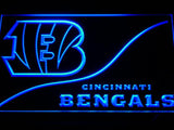 Cincinnati Bengals (4) LED Neon Sign USB - Blue - TheLedHeroes