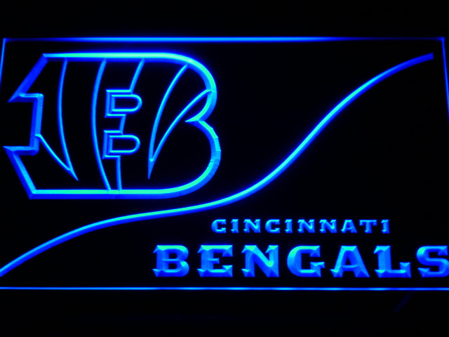 Cincinnati Bengals (4) LED Sign - Blue - TheLedHeroes