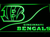 Cincinnati Bengals (4) LED Neon Sign Electrical - Green - TheLedHeroes