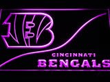 FREE Cincinnati Bengals (4) LED Sign - Purple - TheLedHeroes