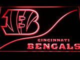 Cincinnati Bengals (4) LED Neon Sign USB - Red - TheLedHeroes
