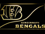 Cincinnati Bengals (4) LED Neon Sign Electrical - Yellow - TheLedHeroes