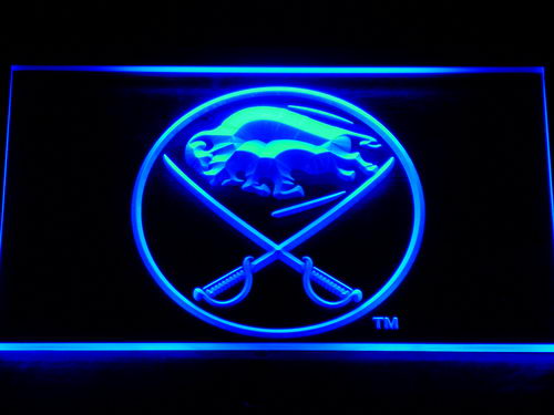 FREE Buffalo Sabres (4) LED Sign - Blue - TheLedHeroes