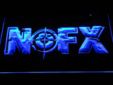 NOFX (3) LED Neon Sign USB - Blue - TheLedHeroes