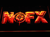 NOFX (3) LED Neon Sign USB - Orange - TheLedHeroes