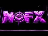 NOFX (3) LED Neon Sign USB - Purple - TheLedHeroes