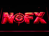 NOFX (3) LED Neon Sign Electrical - Red - TheLedHeroes