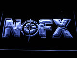 NOFX (3) LED Neon Sign USB - White - TheLedHeroes