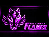 FREE Calgary Flames (2) LED Sign - Purple - TheLedHeroes